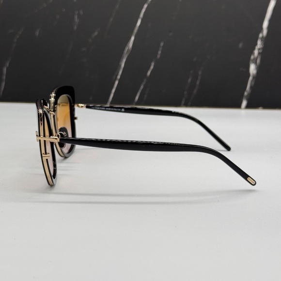 NEW FT0945/S 01B TOM FORD SQUARE WOMEN SUNGLASSES TOM FORD VIRGINIA TF945 - Picture 5 of 11